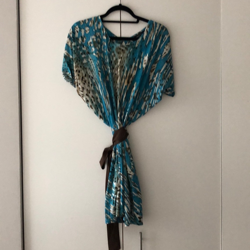 Leopard print, silky dress